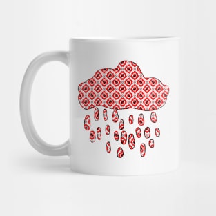 Belarusian pattern. A cloud. Mug